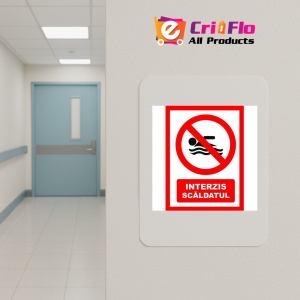 Indicator Interzis scaldatul, Sticker autocolant - Img 4