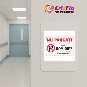 Indicator Interzisa parcarea intre orele, Sticker autocolant - Img 4
