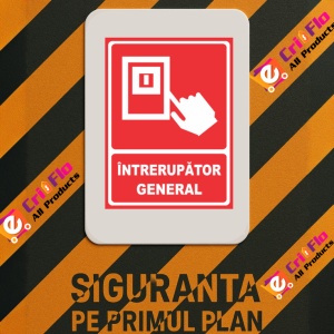 Indicator Intrerupator general, Sticker autocolant - Img 3