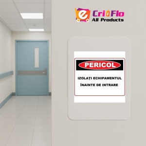 Indicator Izolati echipamentul inainte de intrare, Sticker autocolant - Img 4