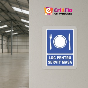 Indicator Loc pentru servit masa, Sticker autocolant - Img 4