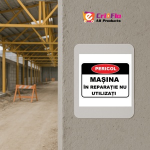 Indicator Masina in reparatie nu utilizati, Sticker autocolant - Img 5