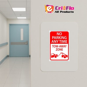 Indicator No Parking Anytime Tow Away Zone Sign, Sticker autocolant - Img 4
