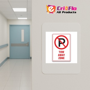 Indicator NO PARKING TOW AWAY ZONE, Sticker autocolant - Img 4