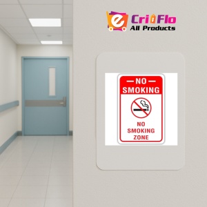 Indicator No smoking no smoking zone, Sticker autocolant - Img 4