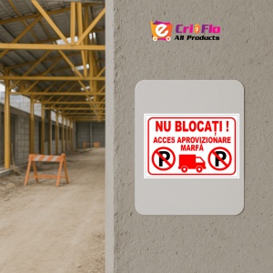 Indicator Nu blocati acces aprovizionare marfa, Sticker autocolant - Img 5