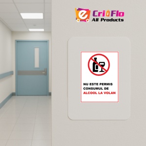 Indicator Nu este permis consumul de alcool la volan, Sticker autocolant - Img 4