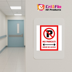 Indicator Nu parcati drum de acces, Sticker autocolant - Img 4