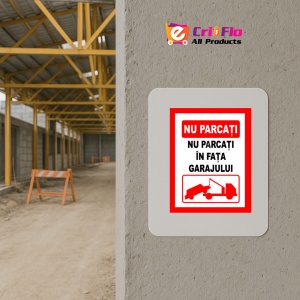 Indicator Nu parcati in fata garajului v1, Sticker autocolant - Img 5