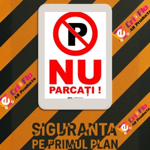 Indicator nu parcati indicator de interzicere, Sticker autocolant - Img 3