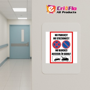 Indicator Nu parcati nu stationati nu blocati accesul in garaj, Sticker autocolant - Img 4