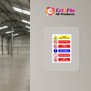 Indicator Panou pentru protectia muncii, Sticker autocolant - Img 3