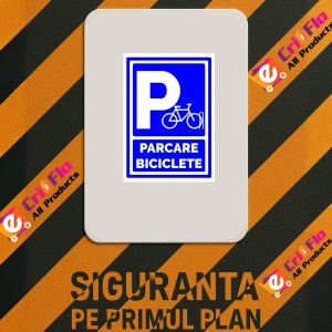 Indicator Parcare biciclete, Sticker autocolant - Img 2