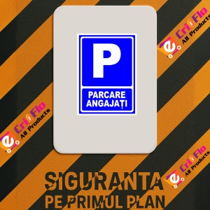 Indicator Parcare pentru angajati, Sticker autocolant - Img 2
