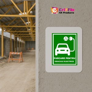 Indicator Parcare pentru vehicule electrice, Sticker autocolant - Img 5