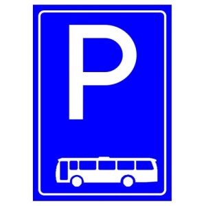 Indicator Parcari pentru autocare, Sticker autocolant
