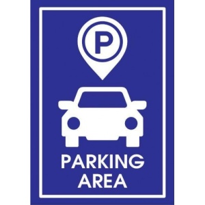 Indicator Parking area, Sticker autocolant