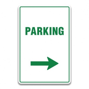 Indicator PARKING RIGHT SIGN, Sticker autocolant