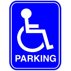 Indicator Parking, Sticker autocolant