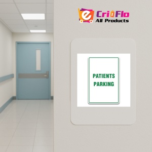 Indicator PATIENTS PARKING SIGN, Sticker autocolant - Img 4