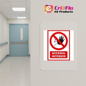 Indicator Pentru accesul interzis, Sticker autocolant - Img 4