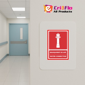 Indicator Pentru bransament la apa water connection, Sticker autocolant - Img 4