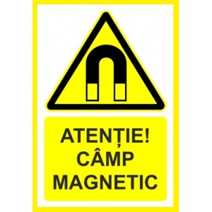 Indicator Pentru camp magnetic, Sticker autocolant