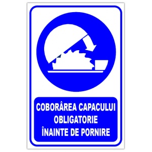 Indicator Pentru circular electric, Sticker autocolant