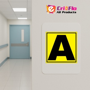 Indicator Pentru depozit litera A randul A si poarta A, Sticker autocolant - Img 4