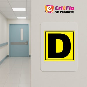 Indicator Pentru depozit litera D randul D si poarta D, Sticker autocolant - Img 4