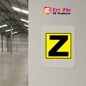 Indicator Pentru depozit litera Z randul Z si poarta Z, Sticker autocolant - Img 3