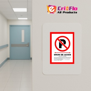 Indicator Pentru drum de acces privat conform legislatie, Sticker autocolant - Img 4