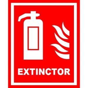 Indicator Pentru extinctor, Sticker autocolant