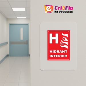 Indicator Pentru hidrant interior, Sticker autocolant - Img 4