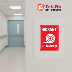 Indicator Pentru hidrant nu blocati, Sticker autocolant - Img 4