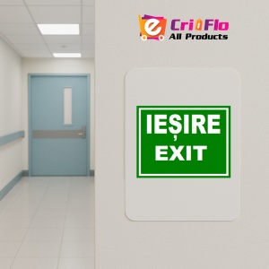Indicator Pentru iesire exit, Sticker autocolant - Img 4