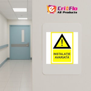 Indicator Pentru instalatie avariata, Sticker autocolant - Img 4
