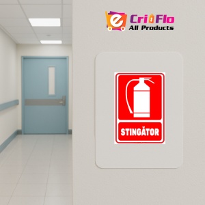 Indicator Pentru marcaj stingator, Sticker autocolant - Img 4