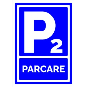 Indicator Pentru parcare cu 2 locuri, Sticker autocolant