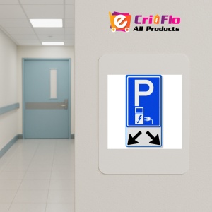 Indicator pentru parcare de circulatie incarcare auto electrica, Sticker autocolant - Img 4