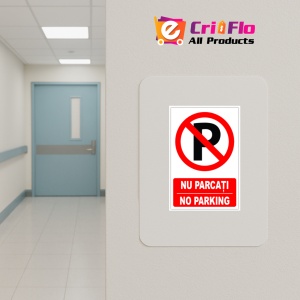 Indicator Pentru parcare nu parcati no parking, Sticker autocolant - Img 4