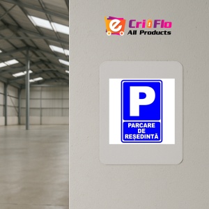 Indicator Pentru parcari de resedinte, Sticker autocolant - Img 3