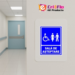Indicator Pentru sala de asteptare v1, Sticker autocolant - Img 4