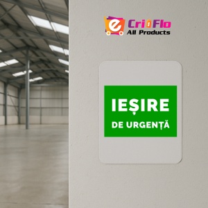 Indicator Pentru salvare iesire de urgenta, Sticker autocolant - Img 3