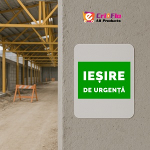Indicator Pentru salvare iesire de urgenta, Sticker autocolant - Img 5