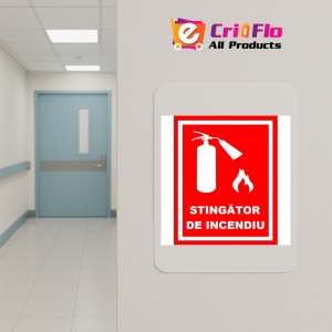 Indicator Pentru stingator de incendiu, Sticker autocolant - Img 4