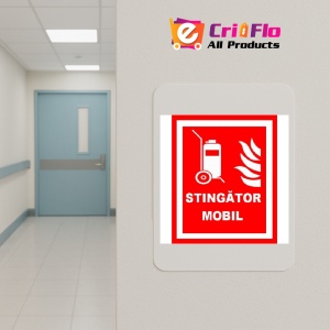 Indicator Pentru stingator mobil, Sticker autocolant - Img 4