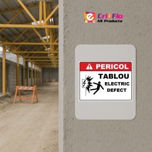 Indicator Pentru tablou electric defect, Sticker autocolant - Img 5