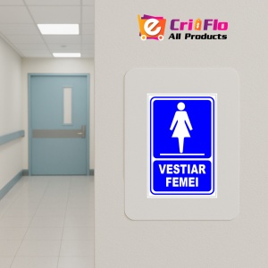 Indicator Pentru vestiar femei, Sticker autocolant - Img 4