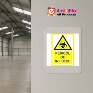 Indicator Pericol de infectie, Sticker autocolant - Img 3